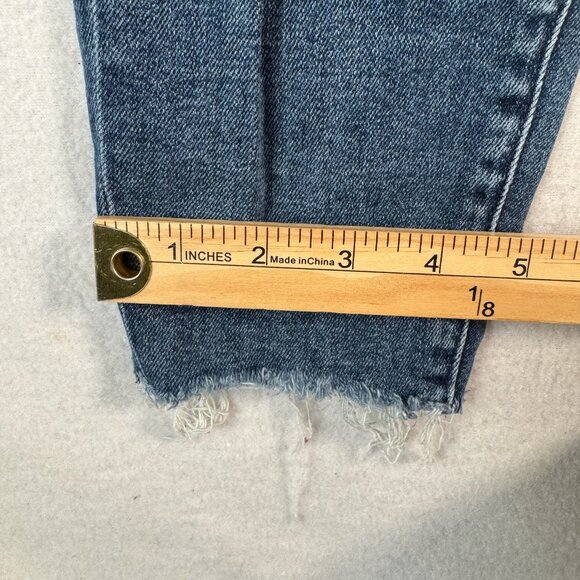Abercrombie and Fitch Jeans Womens 26 Blue Skinny Ankle High Rise Dark Wash - Picture 11 of 13